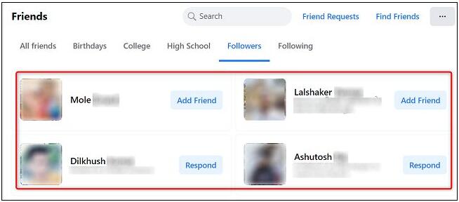 如何查看谁在 Facebook 上关注您