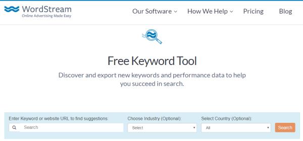 Wordstream'sFree Keyword Tools