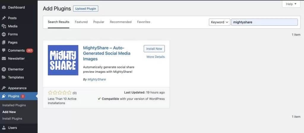 安装 MightyShare