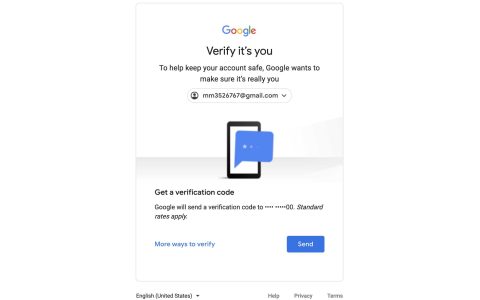 谷歌账号Gmail邮箱不能修改密码 需要短信验证怎么办
