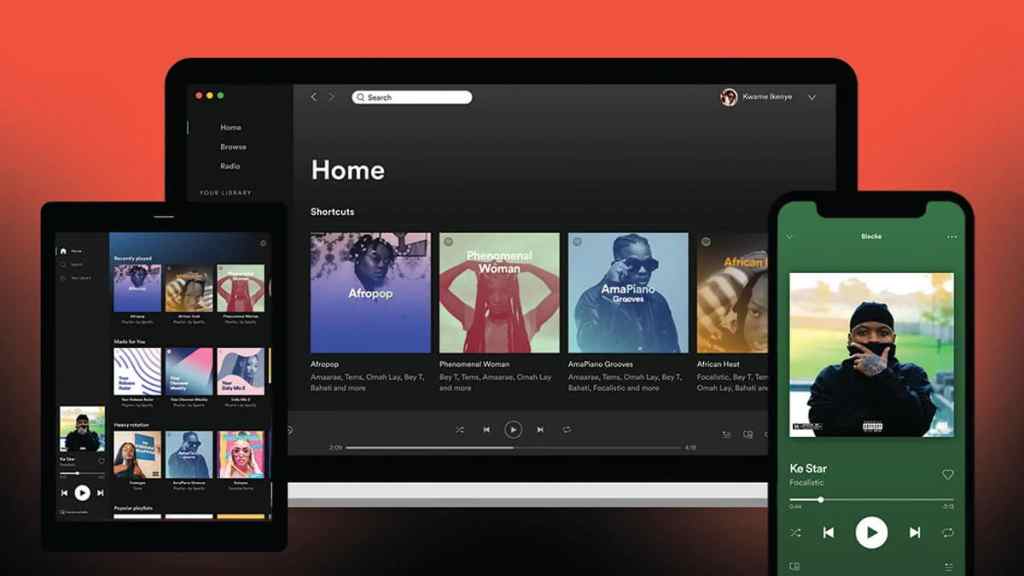 Spotify 界面