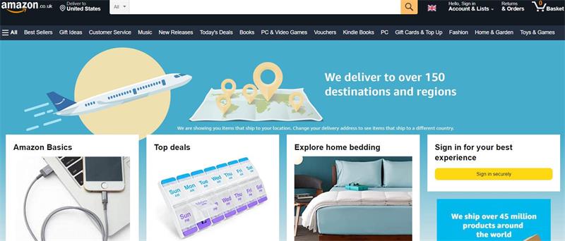 Amazon亚马逊欧洲站官网