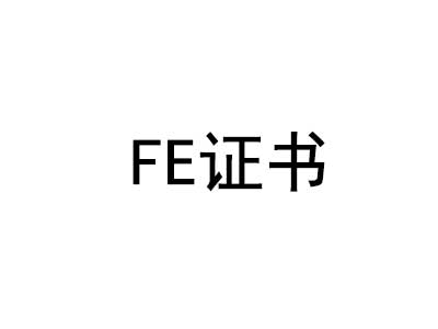 FE证书