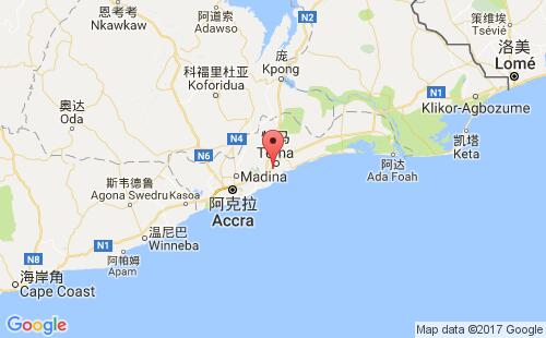 特马(tema)地理位置