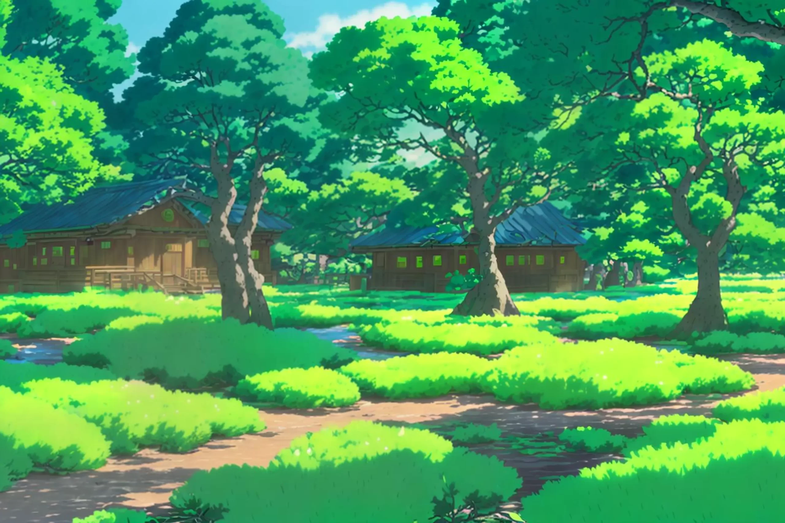 使用 AI 生成吉卜力风格背景