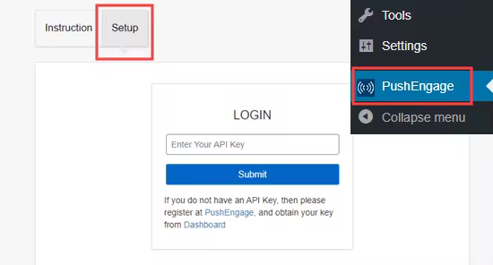 pushengage-setup-add-api.pngo_