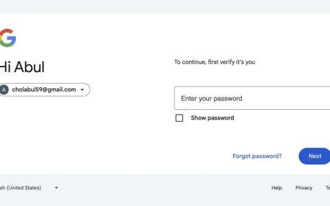 谷歌账号Gmail邮箱无法修改辅助邮箱需要手机号验证
