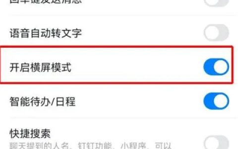 《钉钉》横屏模式具体开启教程